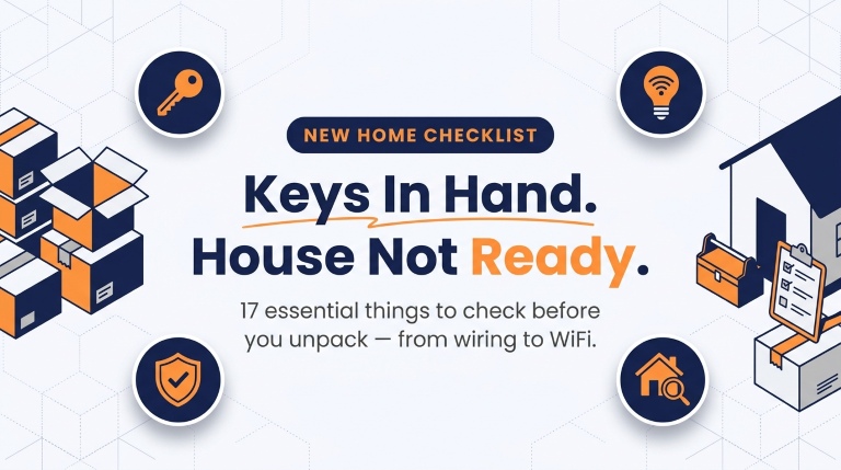 Things to do when moving to New Home for First time
