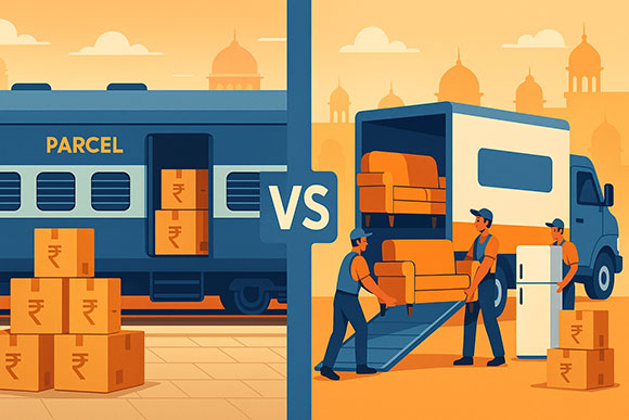 Household Goods Moving: Railway vs Packers & Movers Guide
