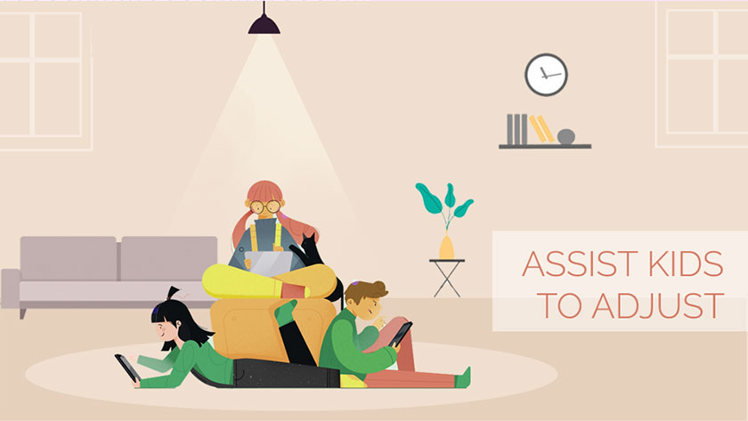 Assist kids in new School