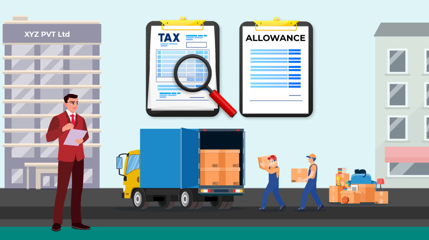 relocation allowance and taxes in India