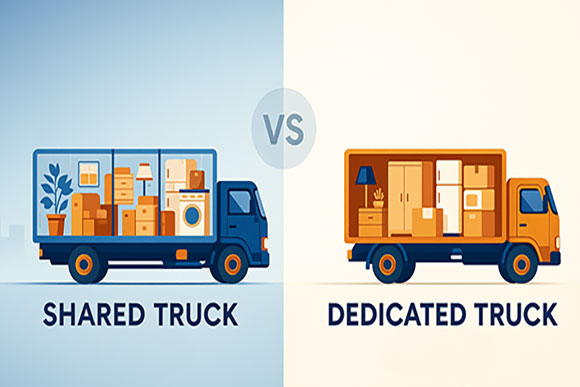 Shared Truck vs Dedicated Truck: Choosing the Right Load Option for Inter-City Moves