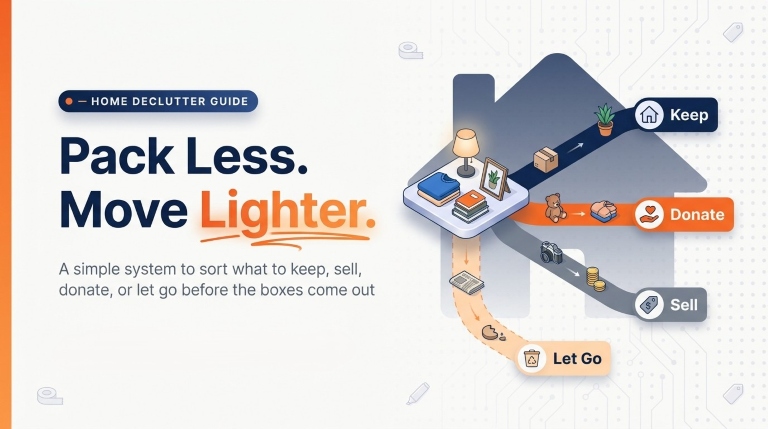 Declutter Home Before Moving