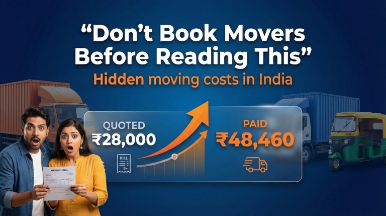 Know Hidden Moving Costs in India Before Booking Movers