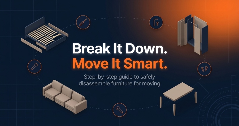 How to Disassemble Furniture Easily Before Moving