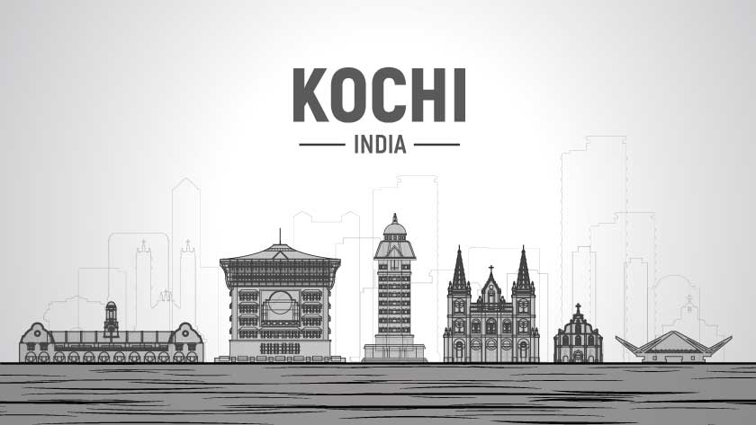 Kochi City Skyline