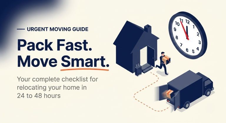 planning for last minute home shifting
