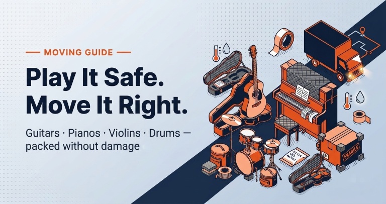 Packing And Moving Musical Instruments