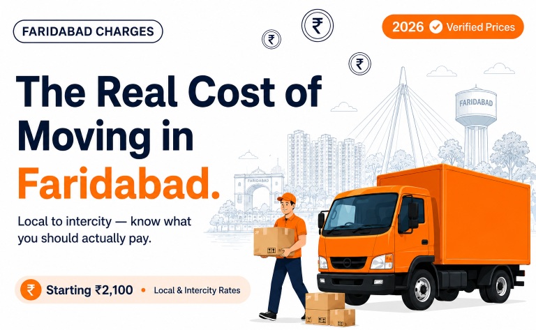 Faridabad Packers and Movers Charges