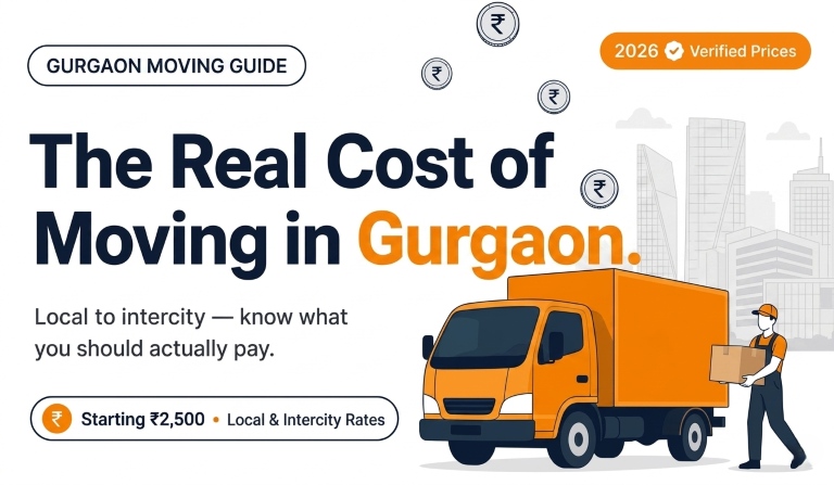 Packers and Movers Gurgaon Charges