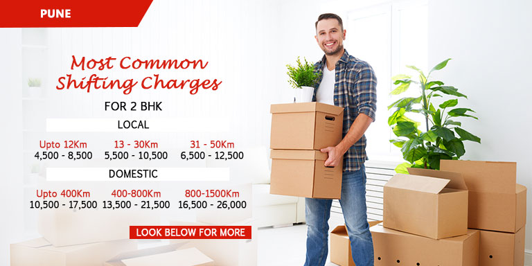 Movers and Packers Pune Rates and Charges