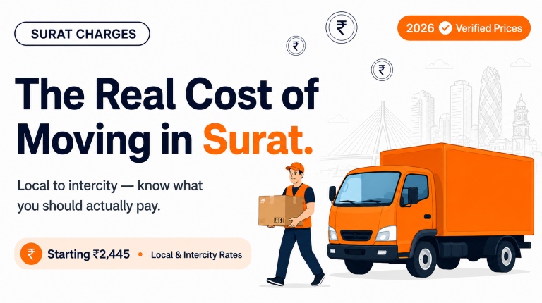 Packers and Movers Charges Surat