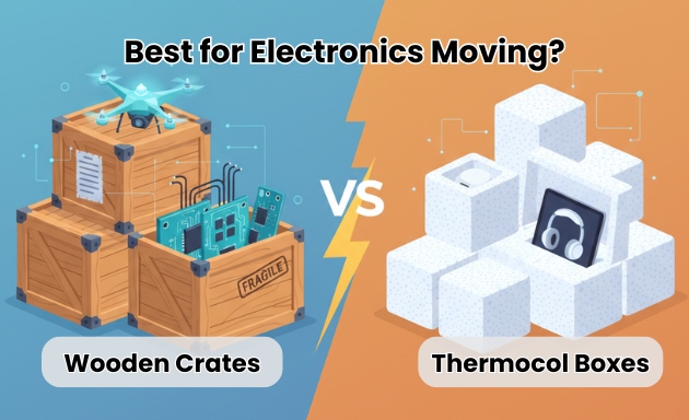 Which is Best for Electronics Packing: Wooden or Thermocol?