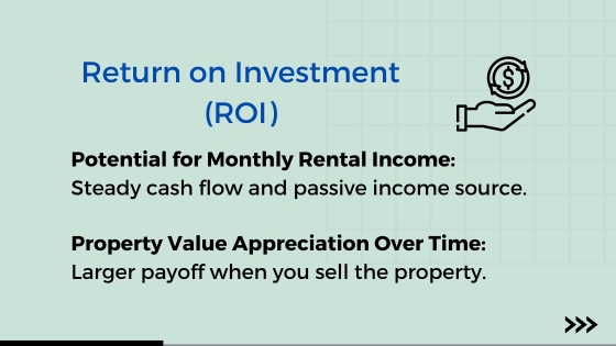 Real Estate Investment Benefits - ROI Infographic