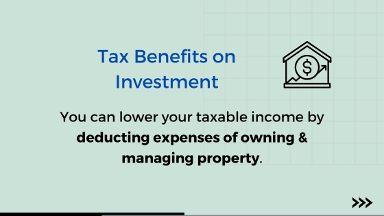 Real Estate Investment Benefits - Tax Benefits Infographic