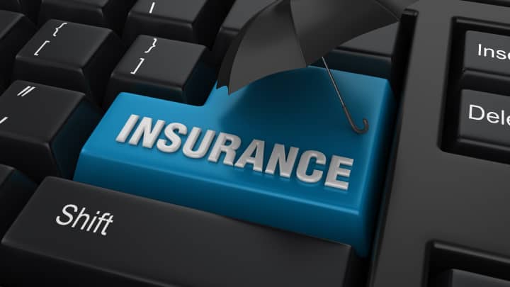 Insurance button shown as enter key