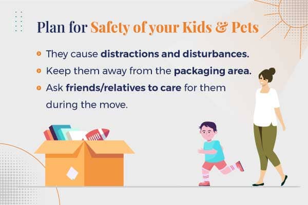 Plan safety of kids and pets