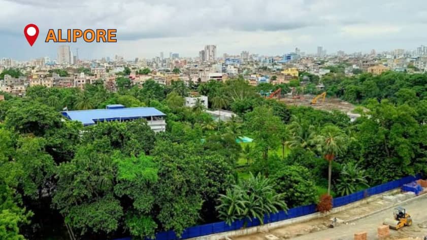 Alipore residential area in Kolkata