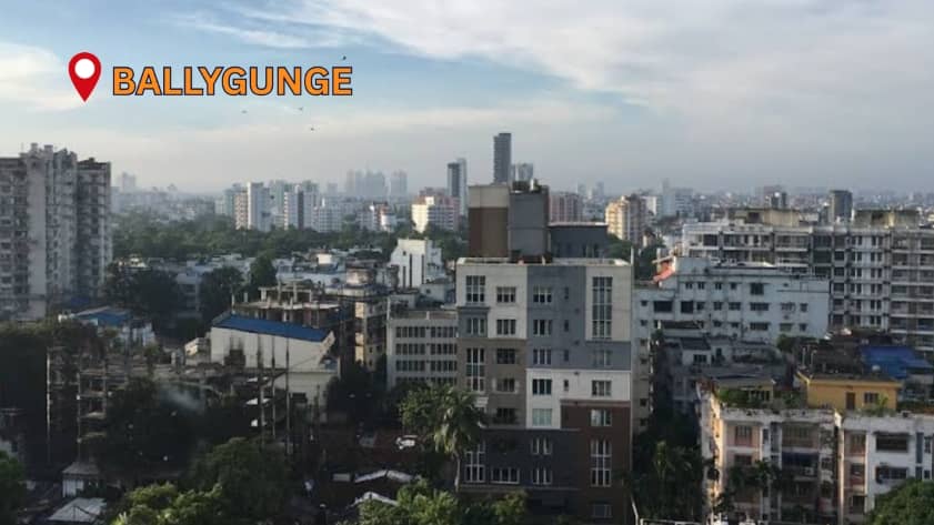 Ballygunge residential area in Kolkata