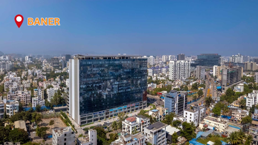 Baner residential area in Pune