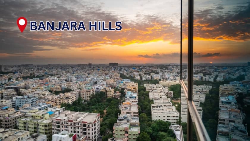 Banjara Hills residential area in Hyderabad