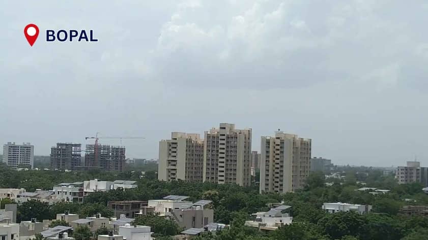 Bopal residential area in Ahmedabad