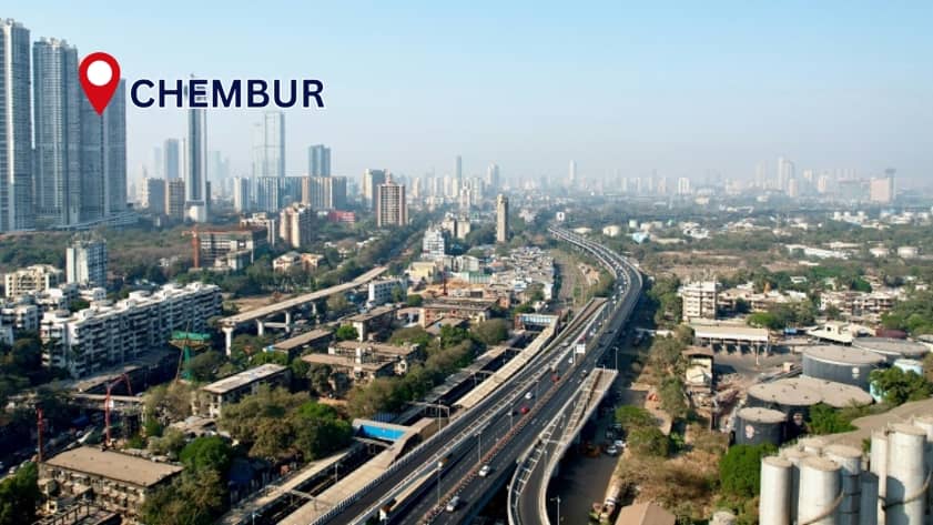Chembur residential area in Mumbai