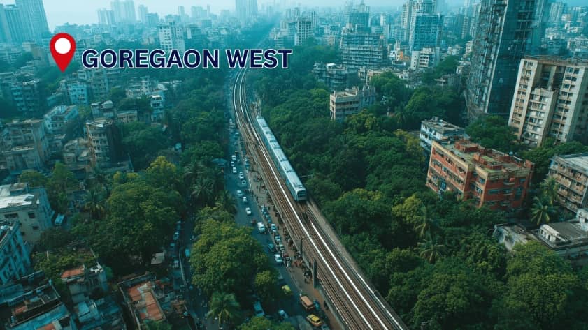 Goregaon West residential area in Mumbai