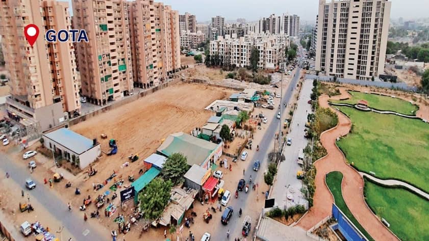 Gota residential area in Ahmedabad