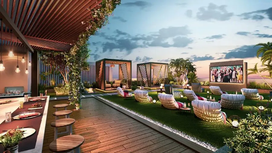 Gulshan Avante landscaped greens and low-density living