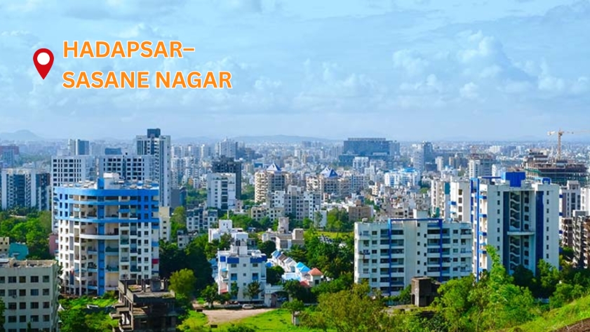 Hadapsar residential area in Pune