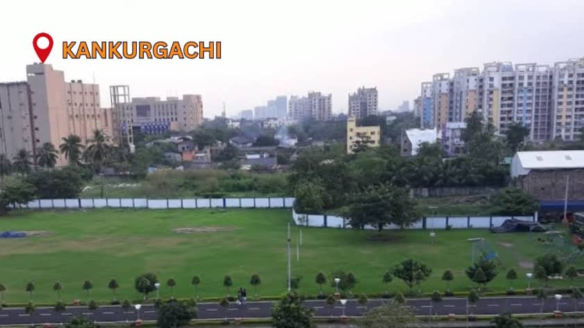 Kankurgachi residential area in Kolkata