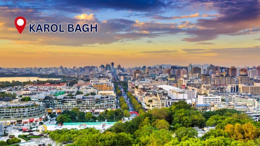 Karol Bagh residential area in Delhi