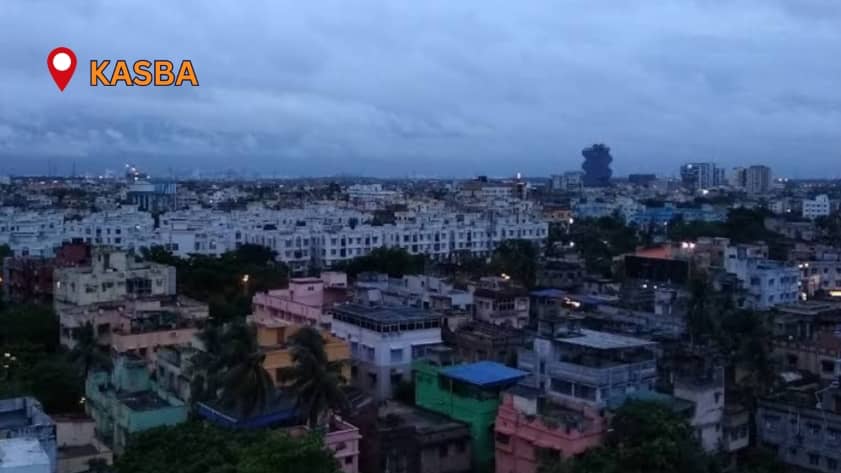 Kasba residential area in Kolkata