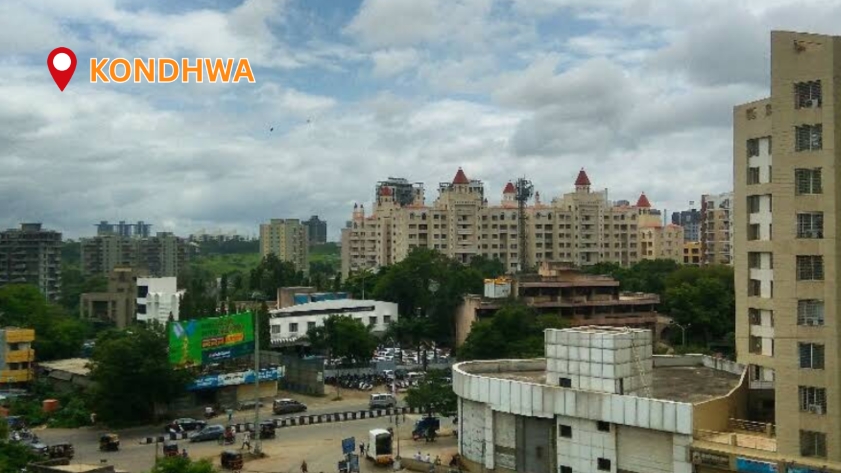 Kondhwa residential area in Pune