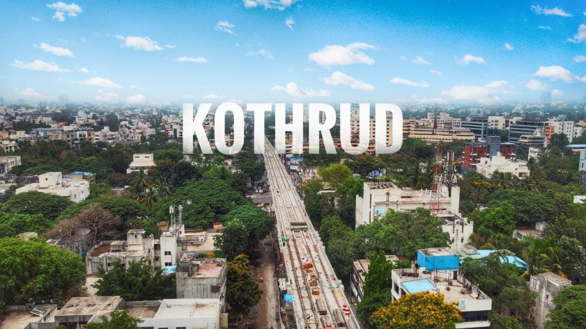 Kothrud residential area in Pune