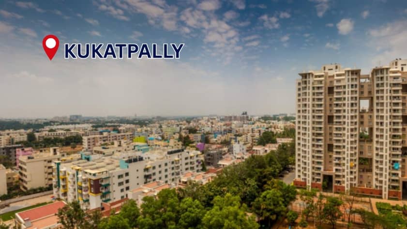 Kukatpally residential area in Hyderabad