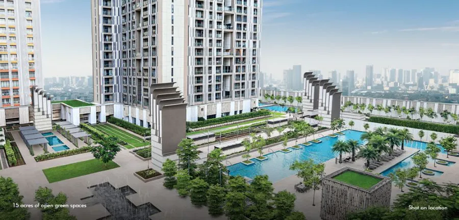 Lodha Aura grand clubhouse and amenities