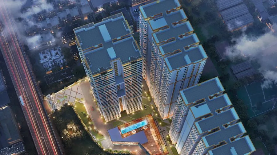 Mahaveer Crystal Garden G+35 luxury towers