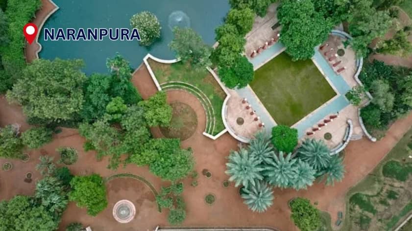 Naranpura residential area in Ahmedabad