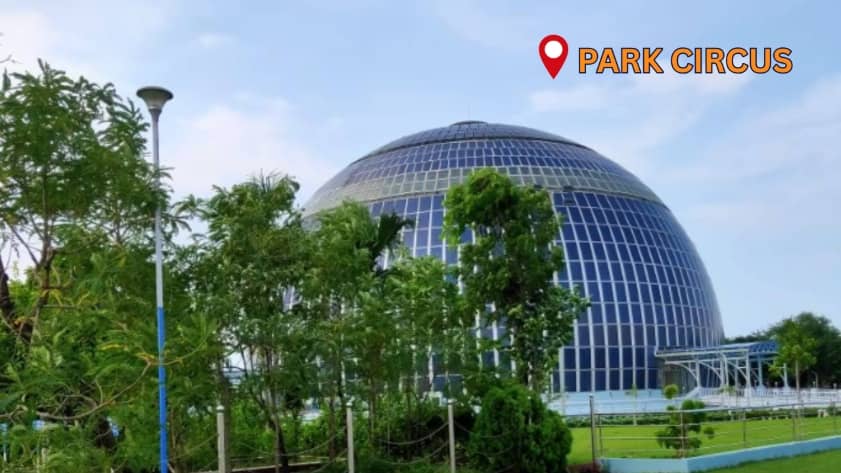 Park Circus residential area in Kolkata