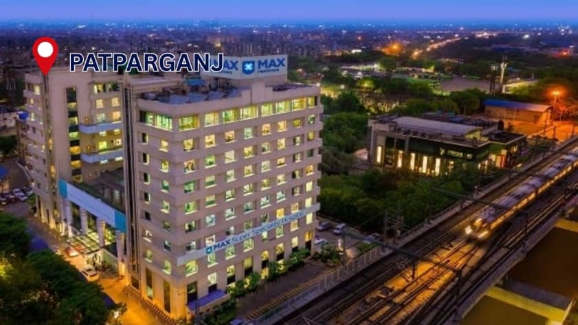 Patparganj residential area in Delhi