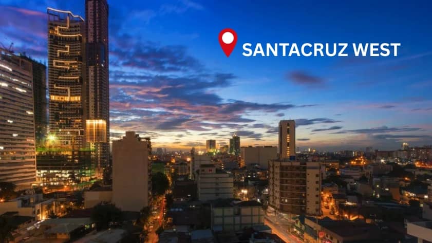 Santacruz West residential area in Mumbai