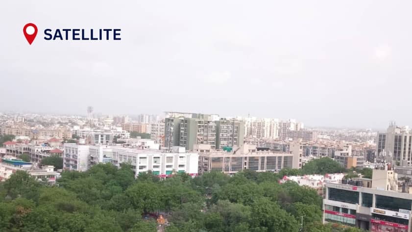 Satellite residential area in Ahmedabad