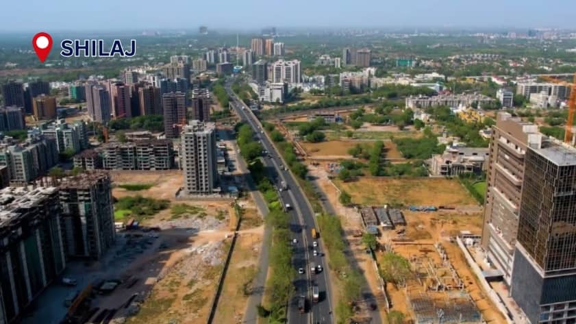 Shilaj residential area in Ahmedabad