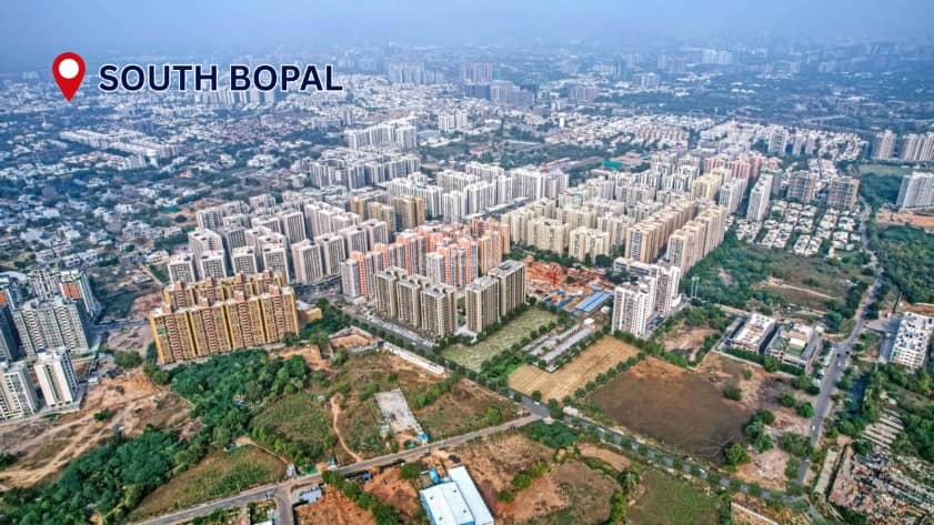 South Bopal residential area in Ahmedabad