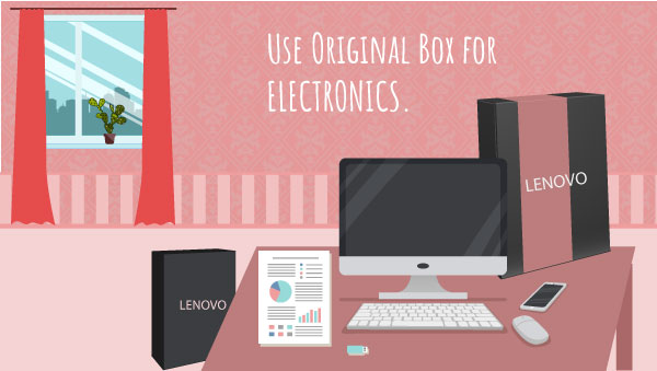Use Original boxes to Pack your Electronic Gadgets