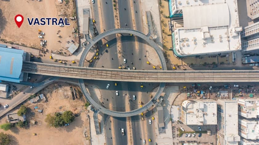 Vastral residential area in Ahmedabad