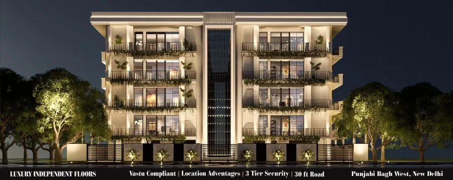Victoria 55 Punjabi Bagh boutique ultra-large apartments