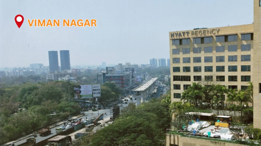 Viman Nagar residential area in Pune