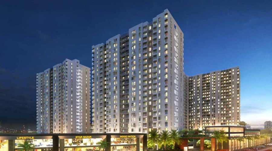 VJ YashOne Infinitee Wakad premium apartment view